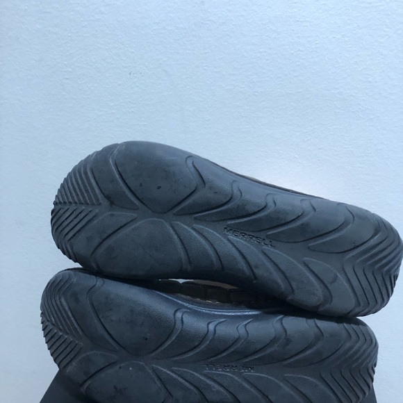 Merrell Moc II Men’s Olive and Orange Quilted Slip-On Shoes Size 9 - Picture 12 of 12